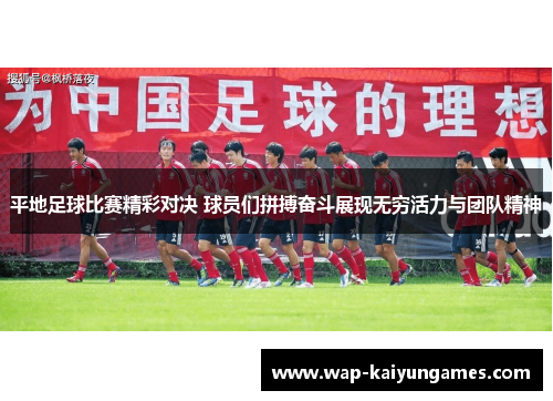 平地足球比赛精彩对决 球员们拼搏奋斗展现无穷活力与团队精神