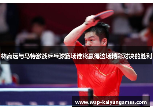 林高远与马特激战乒乓球赛场谁将赢得这场精彩对决的胜利