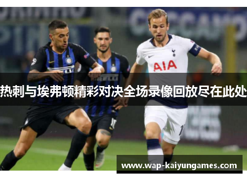 热刺与埃弗顿精彩对决全场录像回放尽在此处